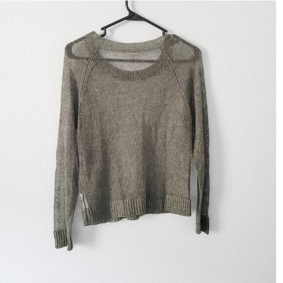 Eileen Fisher Knitted See through Sweater - Picture 3 of 6